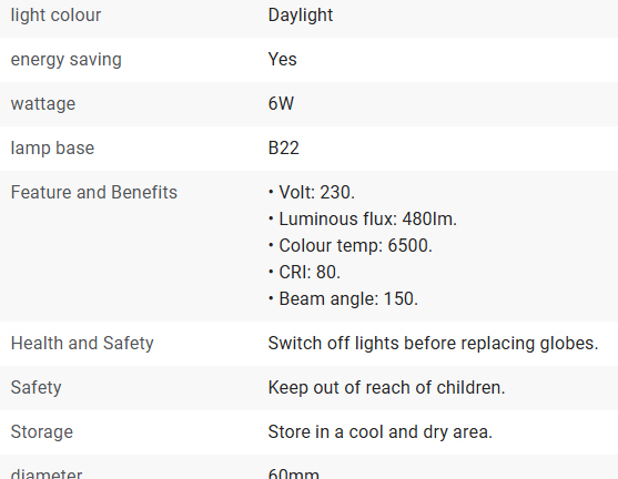 Screenshot indicating that a qualified electrician is not needed to replace a light bulb.